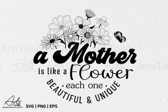 A Designer's Review of the Mother is Like a Flower Embroidery SVG