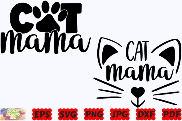 Cat Mama SVG & Cat Mom SVG: Embroidery Design Review