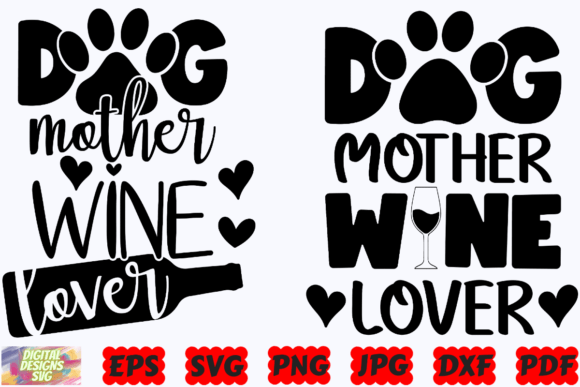Dog Mother Wine Lover SVG Mom PNG: Embroidery Review