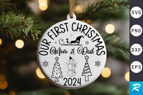 Embroidery Designer’s Review: Our First Christmas Mom SVG