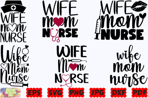 Wife Mom Nurse SVG: An Embroidery Designer’s Review
