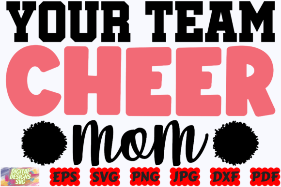 Your Team Cheer Mom SVG – Embroidery Design Review